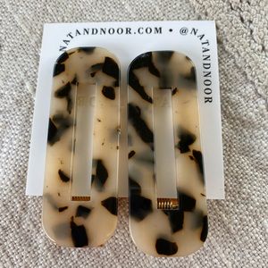 Hair Clíps Ivory Tortoise